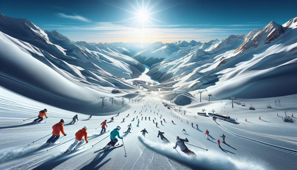 exploration du domaine skiable les arcs : un paradis pour les skieurs